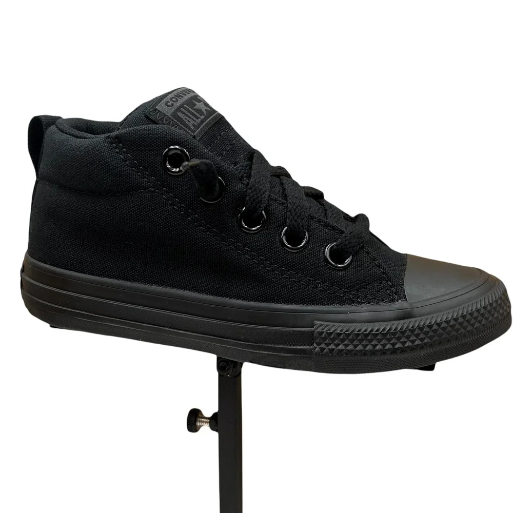 Converse Chuck Taylor All Star Little Boys Slip on‎ Shoes Size 12 Solid Black
